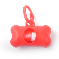 Distributeur de sacs à déjections canines en plastique léger et réutilisable, écologique, biodégradable, portable pour usage extérieur