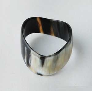 2025 New Arrival High End Quality Natural Buffalo Horn <b>Bracelet</b> Cuff Dome <b>Bangle</b> at Reasonable Rate for Hot Sale Natural Product - Product Image 1