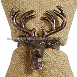 Rond de serviette en nickel plaqué finition avec un style élégant, parfait pour la décoration de la cuisine et de la table à manger, outil décent. - Product Image 2