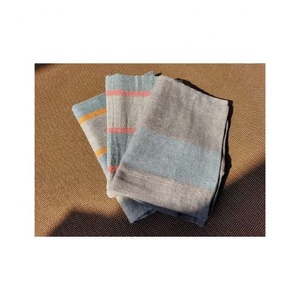 Artístico bordado a cuadros patrón cocina algodón Lino comedor limpieza absorbente tazón lienzo calidad Superior toallas de Golf - Product Image 5