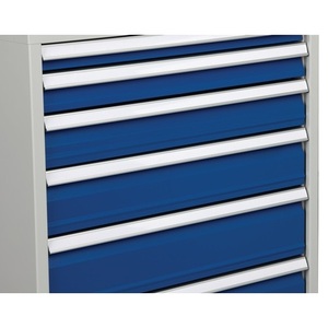 <b>6</b>-<b>Drawer</b> Storage Cabinet H1019xW705xD736mm Light Grey/Signal Blue Full Extension - Product Image 2