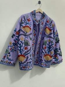 แจ็กเก็ตสุซานิแบบทำมือสำหรับผู้หญิงใส่ได้ทุกวันหรือในช่วงเทศกาล - Product Image 3