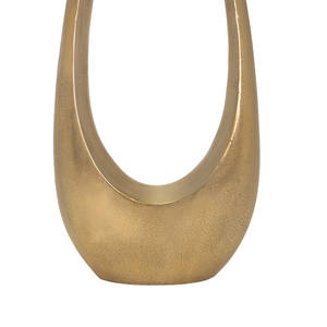 Vase à fleurs en métal plaqué or personnalisé fait à la main pour la décoration de mariage à faible taux - Product Image 3