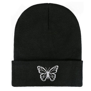 Fashion New Style Winter Soft Wholesale Custom Unisex Pure Color Cashmere <b>Wool</b> <b>Beanie</b> Knit Hats Winter Warm Casual <b>Beanies</b> - Product Image 2