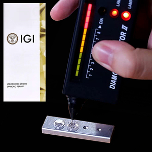 Igi VS1เพชรสำหรับปลูกในห้องปฏิบัติการและอัญมณีสีขาวแบบกลม3.32 CT สำหรับทำแหวนหมั้นหรือทำเครื่องประดับ - Product Image 5