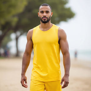 เสื้อกล้ามวิ่งสำหรับผู้ชายเสื้อแขนกุดสำหรับออกกำลังกายฟิตเนสฟิตเนสผู้ชาย - Product Image 5