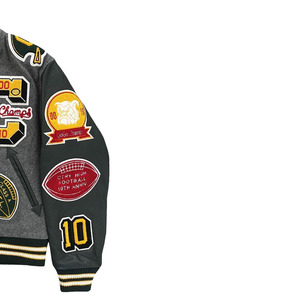 Chaquetas Varsity de Piel de Oveja Antibacterianas para Hombre y Mujer, Estilo Nuevo, Cuello Alto, Todas las Tallas y Colores, Lana de Baja Densidad, Alta Calidad OEM - Product Image 2