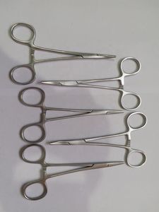 Pinzas hemostáticas desechables de un solo uso de 12,5 cm Halsted-Mosquito Hecho de acero inoxidable médico de alta calidad - Product Image 4