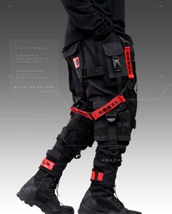 Survêtement décontracté en velours côtelé polyester/nylon avec fermeture éclair imperméable, sweat à capuche en polaire technique, taille élastiquée sur le côté - Product Image 2