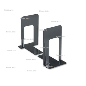 Juego de 2 sujetalibros de color plateado de acero inoxidable, sujetalibros de tamaño personalizado de Calidad exclusiva para accesorios de decoración del hogar - Product Image 5
