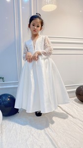 Bán Trẻ Em Của Công Chúa Dresses Chất Lượng Cao Ren Dresses Trẻ Em Của Công Chúa Dresses Cho Girls 'Sinh Nhật Đám Cưới Bên - Product Image 2