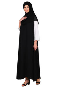 Abaya pour hijab robe musulmane vêtements islamiques traditionnels musulmans Arabie saoudite vêtements EID d'Inde - Product Image 5