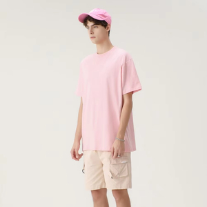 เสื้อยืดลำลองผ้าฝ้าย100% ขนาดใหญ่สำหรับผู้ชายเสื้อยืดสีขาวธรรมดาโลโก้ที่กำหนดเอง - Product Image 1