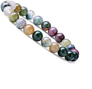 Bracelet de jaspe fantaisie naturel de vente chaude perles de pierres précieuses véritables de 8mm, bijoux en cristal de guérison faits à la main pour hommes et femmes en vente - Product Image 2