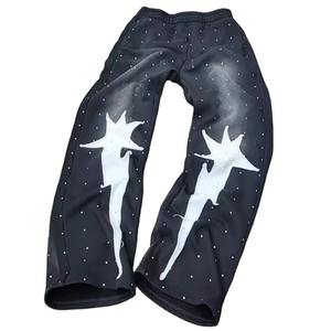 Pantalones hechos a medida con diamantes de imitación para hombre, talla para adultos, pantalones con diamantes de imitación de marca privada más vendidos de buena calidad - Product Image 5