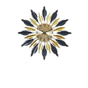 Nordic Metal 3D <b>Wall</b> <b>Clock</b> Needle Modern Minimalist Luxury Antique Style Battery Powered <b>for</b> <b>Living</b> <b>Room</b> Home Decor - Product Image 2