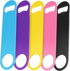 Black Iron <b>Powder</b>-Coated Bottle Opener Durable Stylish Bar Tool <b>Compact</b> Design Perfect for Kitchen Parties & Beverage Essential - Product Image 3