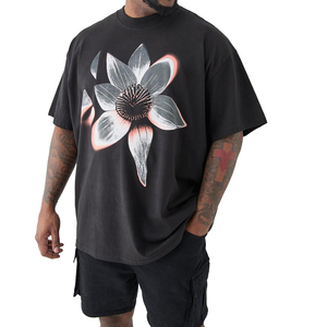 Camisetas estampadas de verano de alta calidad, gran oferta, camiseta estampada personalizada con cuello redondo de algodón 100% para hombre - Product Image 1