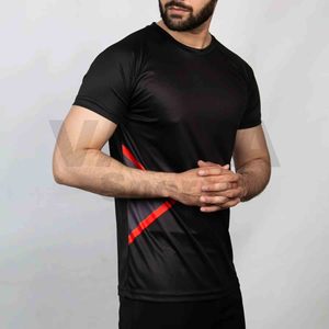 Camiseta de Manga Corta para Hombre, 100% Algodón, Impresión Serigráfica, Transpirable, Sostenible, de Secado Rápido, Corte Regular, Estilo Casual, Servicio OEM - Product Image 4