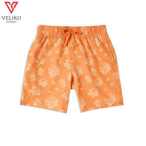 กางเกงขาสั้นผ้าใบสำหรับผู้ชายเอวกลางสำหรับเล่นเซิร์ฟชายหาดยืดสแปนเด็กซ์กันรอยยับผ้าเป็นมิตรกับสิ่งแวดล้อมฤดูร้อนคลาสสิก - Product Image 1