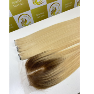 Extensions de cheveux humains bruts de meilleure qualité pour la fabrication de perruques Blonde 13*4 Bonestraight HD Lace Frontal pouces, vente d'automne - Product Image 5