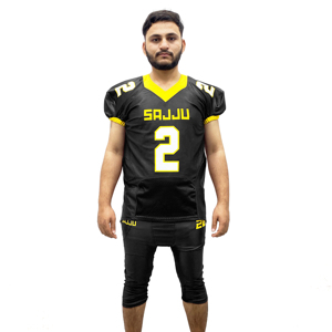 ชุดยูนิฟอร์มฟุตบอลอเมริกันสำหรับผู้ชายชุดทีมฟุตบอล7v7ออกแบบได้ตามต้องการชื่อทีม - Product Image 3