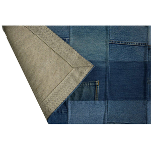 Indian Supplier's Large <b>Denim</b> Patch Non-Slip Carpet for Bathroom Living Room Kitchen and Door Wool and Cotton <b>Material</b> - Product Image 5