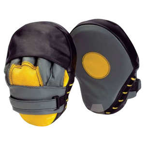 Venta al por mayor de manoplas de enfoque curvo manoplas de boxeo manoplas de enfoque para entrenamiento logotipo personalizado almohadillas de enfoque almohadilla de patada - Product Image 3