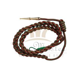 OEM ขายส่งทองลวดคู่ทองเหลืองเคล็ดลับเครื่องแบบ Aiguillette สายสะพายไหล่ที่กําหนดเองสายชุดคุณภาพสูง - Product Image 4