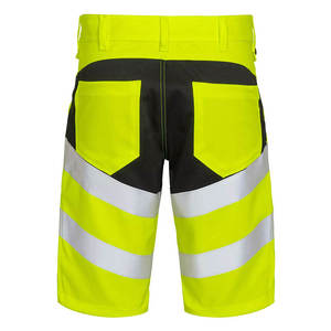 Hi Vis <b>Work</b> Men's Reflective Safety Shorts Red Colors Safety <b>Work</b> wear Shorts High Visibility Security <b>Cargo</b> Safety Shorts - Product Image 4