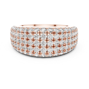 Bague en or jaune 14 carats avec diamant de laboratoire rond de 2,28 carats pour femme, certifiée IGI, bijoux de luxe pour le bureau, nouveau diamant de culture - Product Image 3