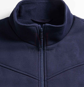 Chaleco de Forro Polar de Doble Cara para Hombre, Cortavientos, Transpirable, con Cierre de Cremallera, Cuello Redondo, Ropa de Abrigo para Invierno, 100% Poliéster - Product Image 3