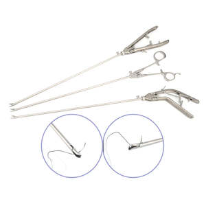 Herramienta de Práctica de Simulación Laparoscópica, Portaagujas Manual de Acero Inoxidable, Varios Tipos de Mangos, Instrumento de Entrenamiento - Product Image 4