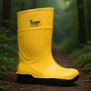 Botas de Seguridad Rnne Talla 42 Amarillas S5 SR CI FO EN Certificadas Según la Norma ISO 20345:2022 - Product Image 3