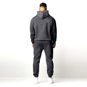 Chándal de Año Nuevo 2025, ligero, transpirable, cómodo, para hombre, conjunto de Sudadera con capucha y pantalón de Color sólido para la temporada de primavera - Product Image 3