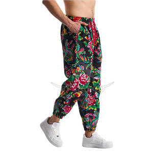 Pantalon de jogging imprimé sur toute la surface, style streetwear décontracté, tissu doux pour homme, dernier design - Product Image 3