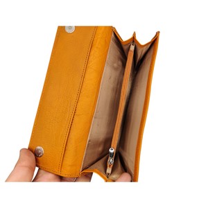 Cartera de cuero larga para mujer, RFID bolso de mano, bolso de moda de cuero genuino, logotipo personalizado disponible, cartera móvil de alta calidad - Product Image 5