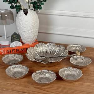 Elegant Modern Luxury Polished Eco-Friendly Dry Fruits & Soup Serving Bowl Stainless Steel Gold Lid Party <b>Dinnerware</b> - Product Image 4