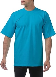 100% coton hommes t-shirts à manches courtes Vintage t-shirt surdimensionné ajusté avec poche impression personnalisé lavé hommes T-shirts - Product Image 4