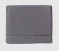VAND VL561 Dompet Lipat Dua Premium Kulit Sapi Nappa Pria, Benang Katun, RFID Blocking, Multi-Fungsi, Desain Trendi, Pendek, Tinggi