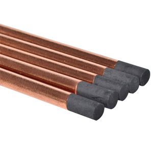 Elettrodo per Saldatura ad Arco in Carbonio Rivestito in Rame 10*305mm per Taglio, Saldatura e Rimozione Difetti - Product Image 3