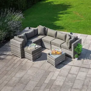 Modern Furnished Patio Outdoor Furniture Set Adds Sophistication And Allows You To Enjoy Coffee