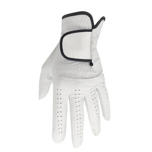 Vente à chaud de gants de golf en cuir de mouton noir de haute qualité avec logo personnalisé de qualité supérieure souples pour adultes et jeunes pour le sport - Product Image 1