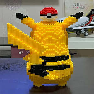 Ensemble de blocs Nano Bricks pour Pokémon Pikachu, en plastique ABS, modèle de dessin animé DIY, jouet éducatif pour cadeau, figurine Pikachu - Product Image 5