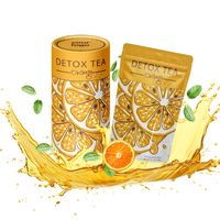 Thé Détox Herbal Minceur Rapide OEM & ODM avec Feuilles de Séné, Vitamines, Faible Teneur en Sel et en Matières Grasses, Perte de Poids en 14 Jours