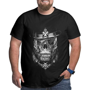 Camisetas gráficas transpirables de talla grande Hip Hop personalizadas de gran tamaño sueltas OEM Heavyweight Street-Wear 100% algodón Drop Shoulder hombres - Product Image 5