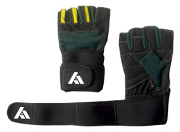 Five-Finger Sport Training <b>Gloves</b> Fashion Leather Weightlifting <b>Fitness</b> <b>Gloves</b> with Hand Protector Finger-Less Design - Product Image 5