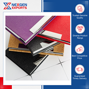 Porte-cartes en cuir véritable magnétique de luxe, best-seller, de la plus haute qualité, Nexgen Exports, 35 mm d'épaisseur, 70 g, léger, pour le bureau - Product Image 4