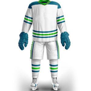 ชุดเสื้อฮอกกี้น้ำแข็งทีมกีฬาคุณภาพสูง โลโก้สั่งทำ ทรงเข้ารูป - Product Image 1