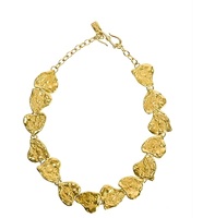 Collier de pierre de naissance New York et Paris grands colliers de déclaration pour femmes bijoux collier en laiton fabriqué à la main